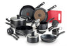 Image of 17 Piece Cookware Set With Pre Heat Indicator For Perfect Holiday Cooking