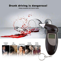 Alcohol Breathalyzer Keychain (Save Your Life, Loved One or Someone)