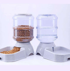 Automatic Dog/Cat Food + Water Feeder