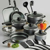 Image of Best 18 Piece Complete Cookware Set Non-Stick Pan