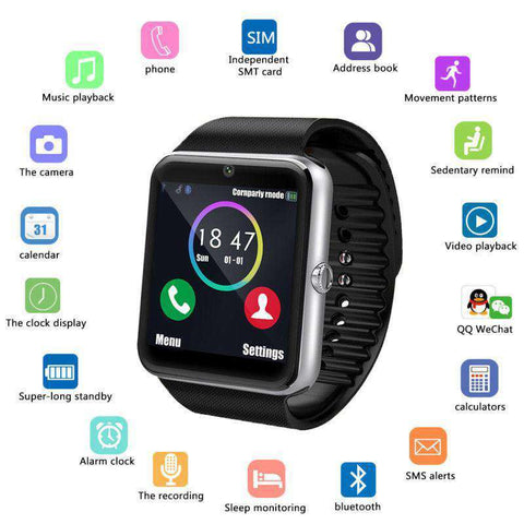 Best IPhone Style Smart Watch For IPhone / Samsung And Android Phones