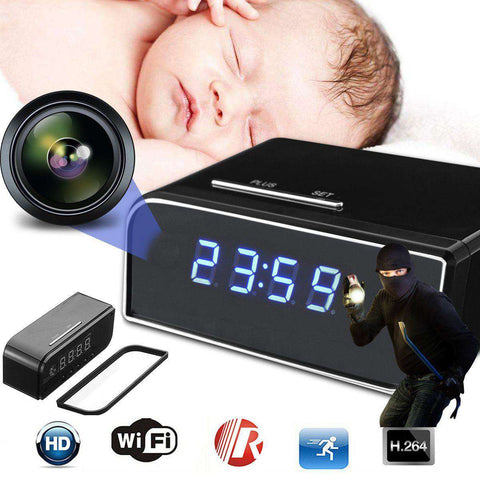 Best WIFI Alarm Clock SPY Camera