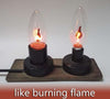 Image of Burning Flame Light Bulb
