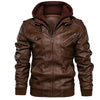 Image of Calvino Men Leather Jacket
