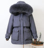 Image of Evelina Women Fur Hooded Winter Down Coat