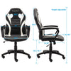Image of Gaming Chair Racing PC Computer Office Desk Chair Ergonimic PU Leather ITrend Gadgets