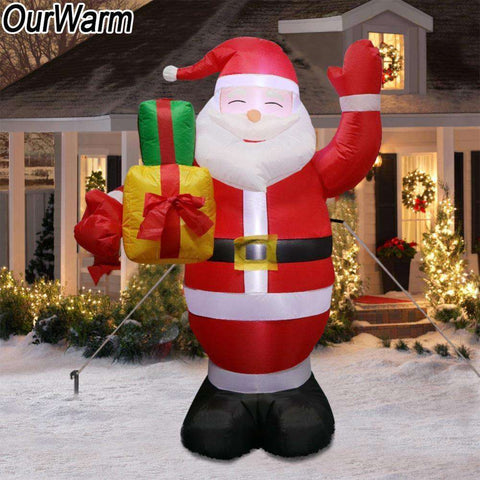 Giant Inflatable Christmas Santa Claus