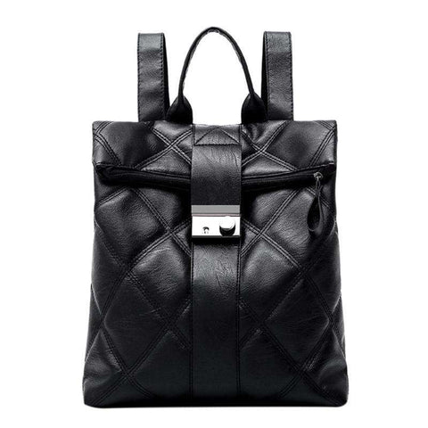 Girl's High Quality Leather Backpack