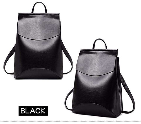 High Fashion Women's Leather Backpack