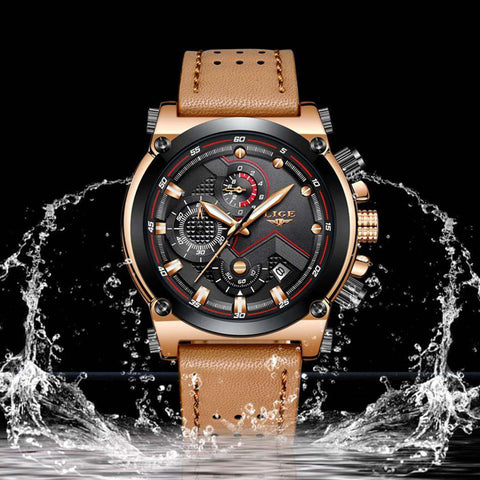 Men's Reloje LIGE Luxury Watch