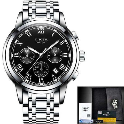 Mens's LIGE Luxury Watch