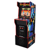 Image of Mortal Kombat Midway Legacy Arcade with Riser and Lit Marquee
