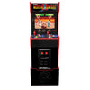 Image of Mortal Kombat Midway Legacy Arcade with Riser and Lit Marquee