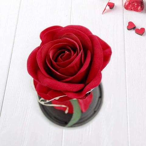 Valentine's Day Eternity LED Red Rose Offer (Rose That Last Forever for Mom, Wife, Girlfriend, Daughter)
