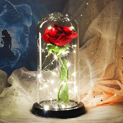 Valentine's Day Eternity LED Red Rose Offer (Rose That Last Forever for Mom, Wife, Girlfriend, Daughter)