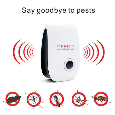 Pest No More - Best Indoor Ultrasonic Pest Repeller (repel rodents, mice, rats, roaches, bed bugs, mosquitos, Flies, et)