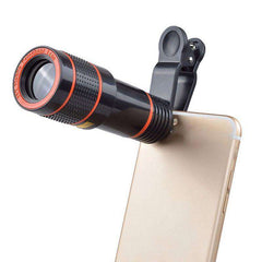 Portable Clip-on 12x Zoom Mobile Phone Telescope Lens HD Telescope Camera Lens For Universal Mobile Phone For Iphone Samsung