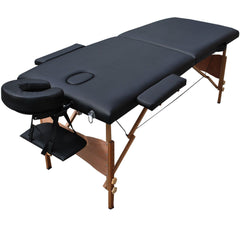 Portable Massage Table Facial SPA Bed w/Free Carry Case Black Goplus 84