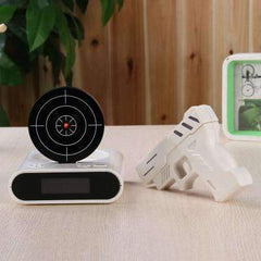 Shooting Gun Alarm Clock (Safe Infrared Laser)