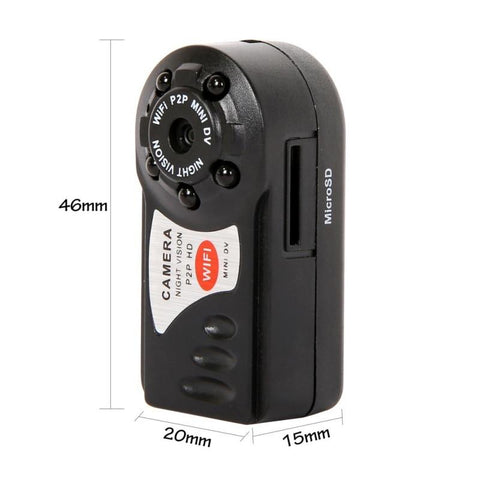 Wireless WIFI IP Mini Camera 480P Wifi DV DVR Wireless IP Cam Brand New Mini Video Camcorder Recorder Infrared Night Vision Small Camera
