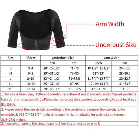 Women - Curvacious Arm/Back Slimming Shaper