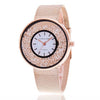 Image of Women's Fashion Steel Rose Gold & Silver Band Luxury Watch